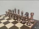 Metal chess pieces “Statuon №9”